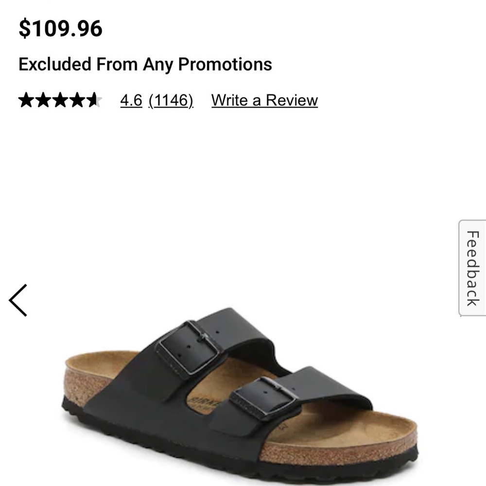 Birkenstock sandals black